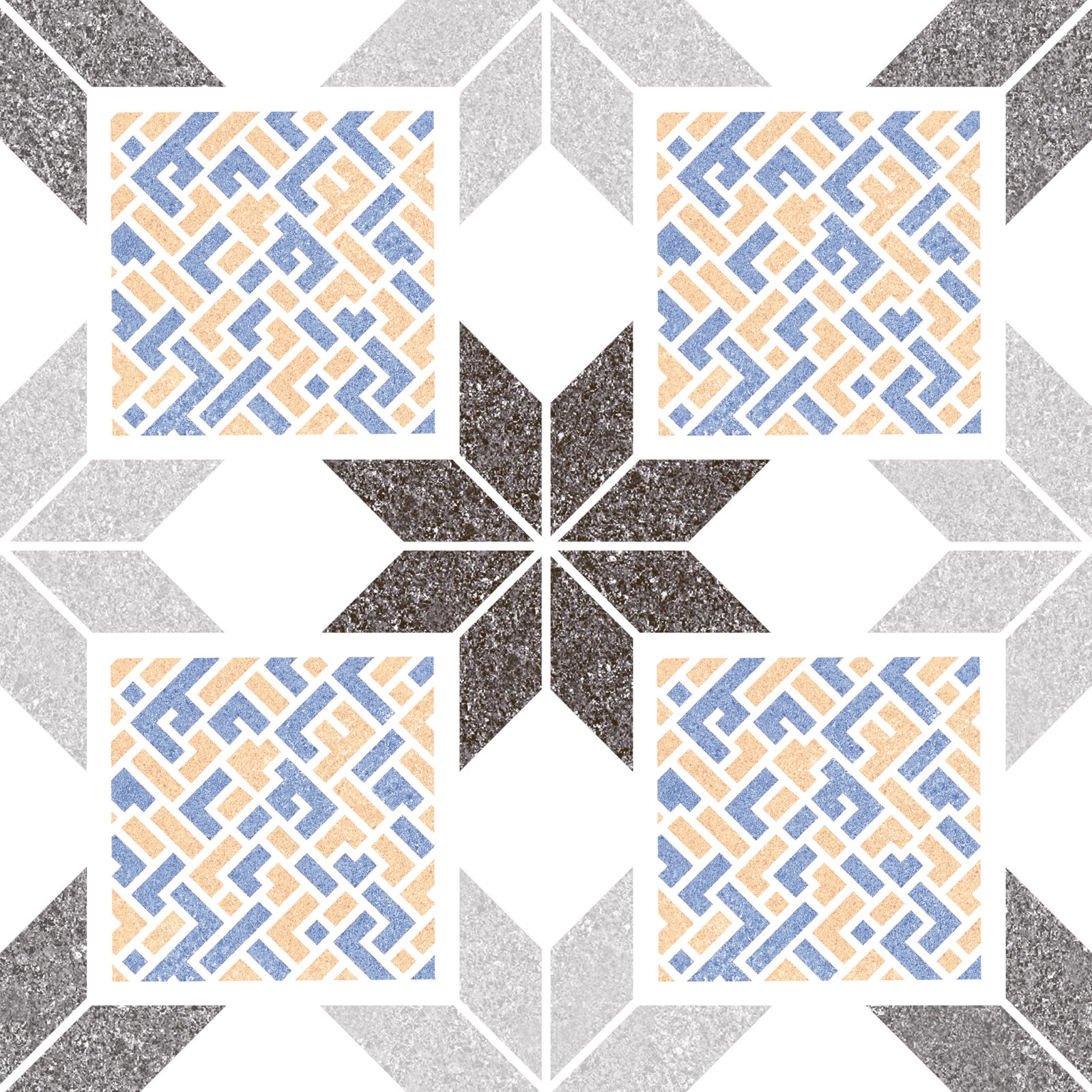 Asia Tile Raven Grey 25x25